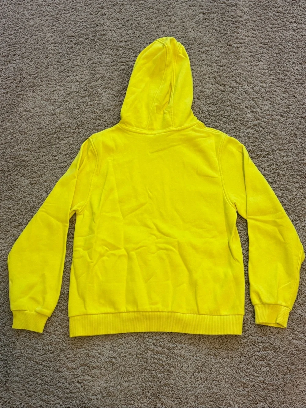 Nike Youth Yellow Pullover Hoodie Sweatshirt, XL